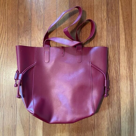 NO BRAND | burgundy laptop/tote bag NEW - Picture 2 of 6